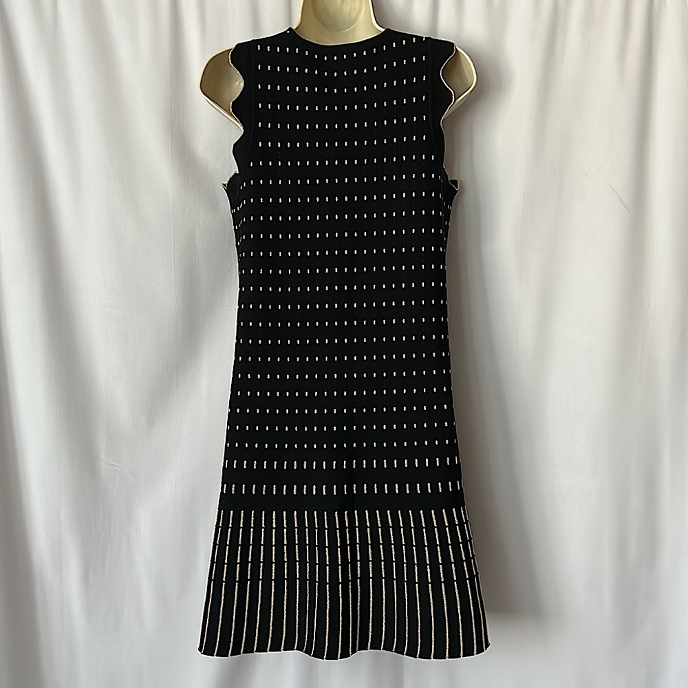 Ted Baker London Gorgeous Black/Gold Sleeveless Dress **Size 2**🌺🌺 - Picture 2 of 5